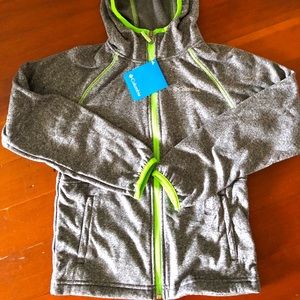 Columbia Boy’s Hooded Fleece Jacket- Size S (8)